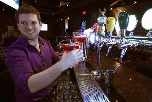 Francois Allard-Cramer- manager, Confusion Corner Bar & Grill 500 Corydon Ave has plans to open his bar at 530 AM this Sunday for Olympic gold metal mens game-    See story- Feb 21, 2014   (JOE BRYKSA / WINNIPEG FREE PRESS)