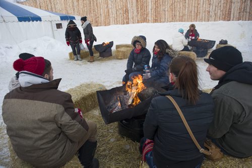 140222 Winnipeg - DAVID LIPNOWSKI / WINNIPEG FREE PRESS - February 22, 2014  The Festival du Voyageur was a popular place to be Saturday afternoon, with the 10 day festival wrapping up Sunday evening.
