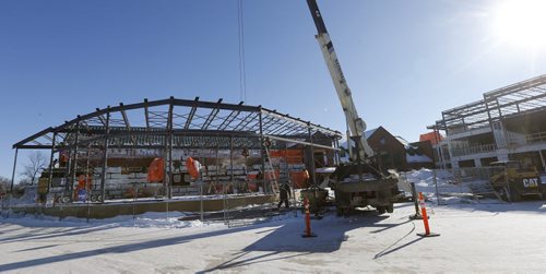 St. John's Ravenscourt  School is under going a major construction  job  adding a fitness centre and classrooms . For  story by Nick Martin FEB. 25 2014 / KEN GIGLIOTTI / WINNIPEG FREE PRESS