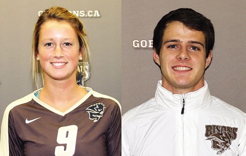 Canstar Community News (20/02/2014)- Brittany Habing and Cody Mages are Bison's athletes of the week ending on February 16 (SUPPLIEDPHOTOS/CANSTARNEWS)