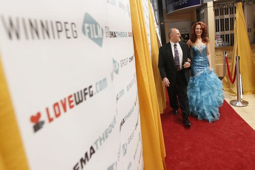 March 2, 2014 - 140302  -  Winnipeg actors Rick and Cheryl Gensiorek walk the red carpet at the Winnipeg Film Group's Hollywood Golden Gala at where they enjoyed a cocktail party and the 86th Annual Academy Awards in Cinematheque Sunday, March 2, 2014. John Woods / Winnipeg Free Press