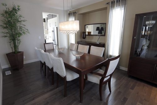 dining room -Homes . Parade of Homes .39 Stan Bailie Dr. - todd lewys story Mar. 3 2014 / KEN GIGLIOTTI / WINNIPEG FREE PRESS