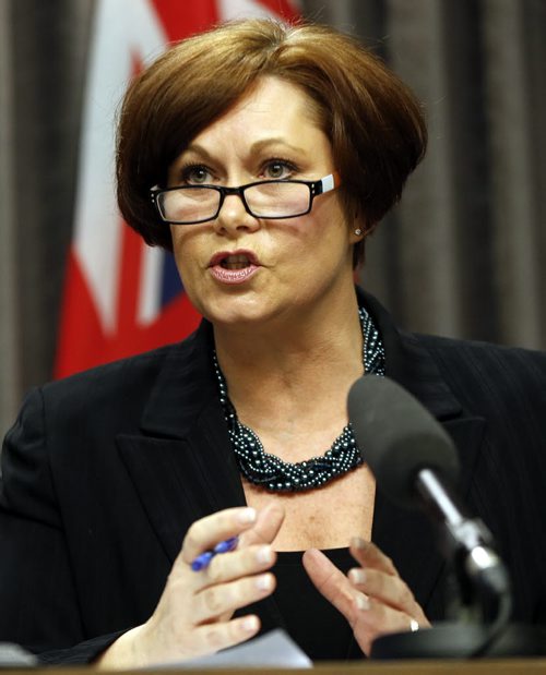 Manitoba  Governments 5 year , $6 billion infrastructure plan  ,  , Jobs and Economy Minister Theresa Oswald ,  , Mar. 5 2014 / KEN GIGLIOTTI / WINNIPEG FREE PRESS