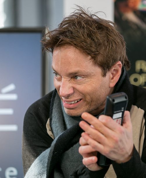 Chris Kattan, actor and comedian famous for his time on Saturday Night Live and the movie Night at the Roxbury, was in the News Caf¾© Friday in advance of a weekend of shows at Rumors Comedy Club. 140307 - Friday, {month name} 07, 2014 - (Melissa Tait / Winnipeg Free Press)