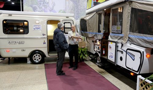 The 2014 Manitoba RV show at the Winnipeg Convention Centre, Saturday, March 8, 2014. (TREVOR HAGAN/WINNIPEG FREE PRESS)