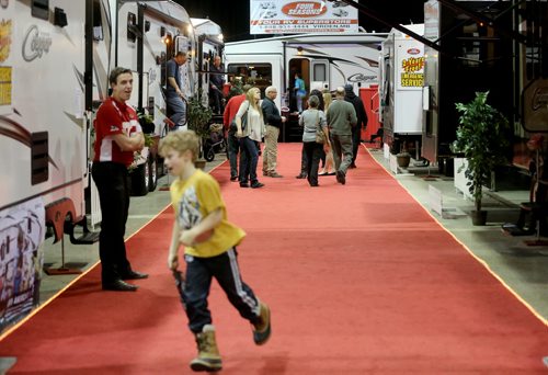 The 2014 Manitoba RV show at the Winnipeg Convention Centre, Saturday, March 8, 2014. (TREVOR HAGAN/WINNIPEG FREE PRESS)