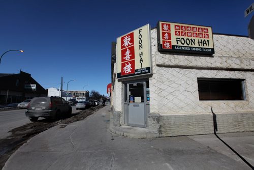 Foon Hai Restaurant on McDiarmid Ave. is closed due to frozen water pipes.  Standup photo . March 22, 2014 Ruth Bonneville / Winnipeg Free Press