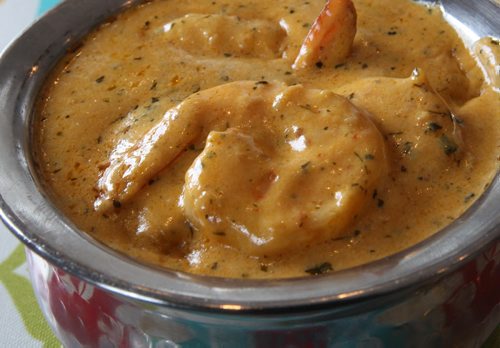 Shrimp Korma- from restaurant Sizzling Dhaba 628A St Annes Road- See Marions Warhaft review  Mar 24, 2014   (JOE BRYKSA / WINNIPEG FREE PRESS)