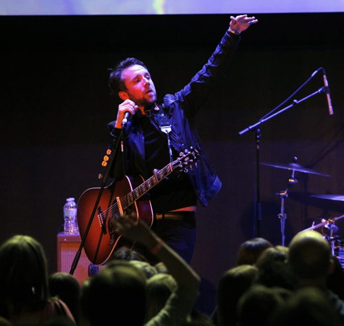 The Trews perform at the Metropolitan Entertainment Centre, Manitoba House. SiriusXM Canada JUNO awards Kick Off.  BORIS MINKEVICH / WINNIPEG FREE PRESS  March 27, 2014