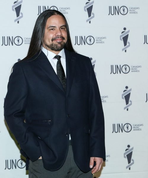 George Leach on the JUNO green carpet at the RBC Convention Centre in Winnipeg on Saturday, March 29, 2014. (Photo by Crystal Schick/Winnipeg Free Press)