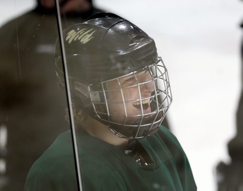 Zach Court,  at a Winnipeg Wild workout Monday at the IcePlex. See story. March 31, 2014 - (Phil Hossack / Winnipeg Free Press)