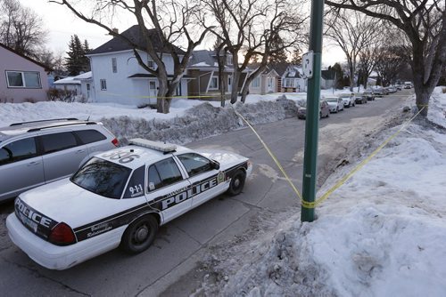 Shooting .For the second morning in a row a house at 509 Seven Oaks Ave had bullets shot at it penetrating the front wall and picture window. April 1 2014 / KEN GIGLIOTTI / WINNIPEG FREE PRESS