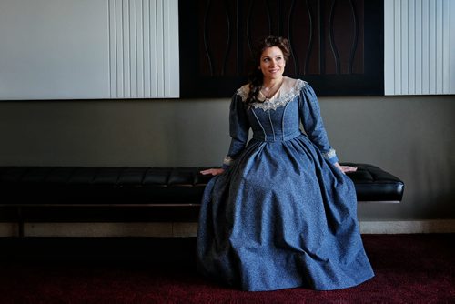 Danielle Pastin is Mimi in the Manitoba Opera presentation of La Boheme which will be running April 5, 8 and 11th at the Centennial Concert Hall. 140401 - Tuesday, April 01, 2014 Mike Deal / Winnipeg Free Press