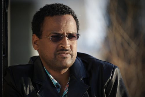 April 6, 2014 - 140406  -  Daniel Awshek, Eritrean Canadian Human Rights Group, is photographed outside his home in Winnipeg Sunday, April 6, 2014. Awshek speaks out about Eritrea's practise of sending people to fund raise in Canada for military actions in Eritrea. John Woods / Winnipeg Free Press