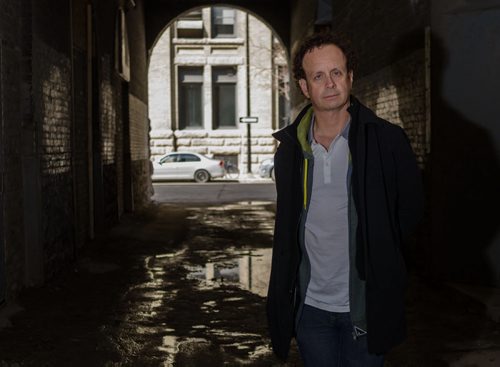 Comedian Kevin McDonald poses for a portrait in downtown Winnipeg.  The Kids in the Hall actor will be performing at the Winnipeg Comedy Festival.  EMILY CUMMING / WINNIPEG FREE PRESS APRIL 8, 2014