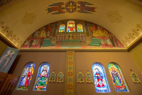 Holy Eucharist Ukrainian Catholic Church in Winnipeg on Tuesday, April 8, 2014. (Photo by Crystal Schick/Winnipeg Free Press/Winnipeg Free Press)