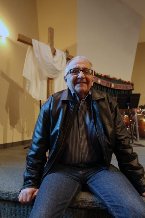 Pastor Henry Ozirney at New Life Church in Stonewall is retiring after 40 plus years See Marney Blunt story- Apr 21, 2014   (JOE BRYKSA / WINNIPEG FREE PRESS)