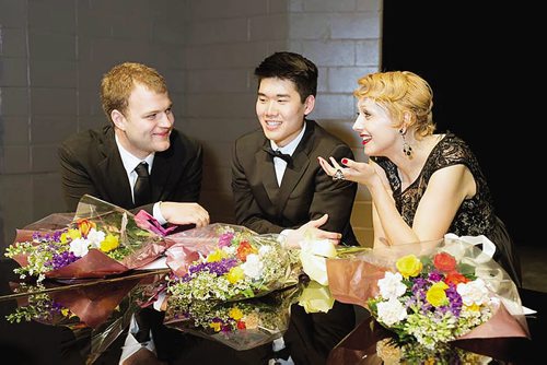 Canstar Community News (11/04/2014)- From left, Joshua Peters, Tony Zhou, and Sarah Kirsch. (SUPPLIEDPHOTO)