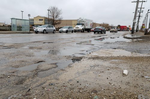 CAA Manitoba has named St. James Street as one of 2014's worst roads.  EMILY CUMMING / WINNIPEG FREE PRESS