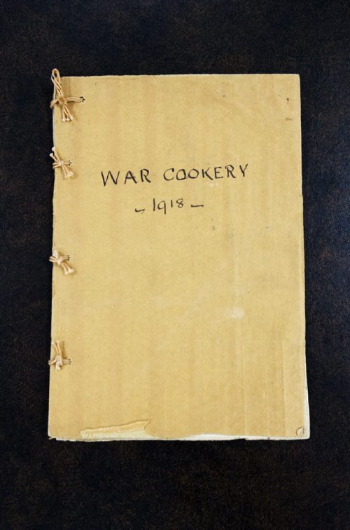 "War Cookery" a 1918 cookbook from World War One, part of the Gertrude C. Code fonds, Archives of Manitoba.  EMILY CUMMING / WINNIPEG FREE PRESS  (1 of 10)