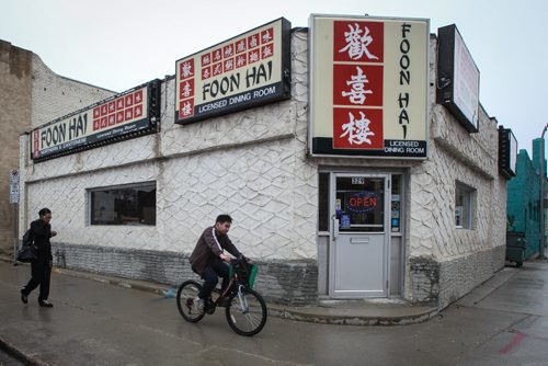 One of Winnipeg's iconic asian restaurants, Foon Hai, spent the last 53 days with frozen pipes. Employees are very happy that the business now has running water and the food orders were steady during the lunch hour. 140428 - Monday, April 28, 2014 -  (MIKE DEAL / WINNIPEG FREE PRESS)
