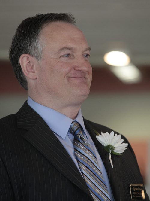 Darren Dunn, CEO, Assiniboia Downs at Annual Downs luncheon newser. Paul Wiecek story. Wayne Glowacki / Winnipeg Free Press May1  2014