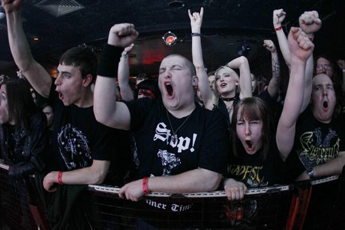 May 5, 2014 - 140505  - Fans at Turisas performance during Paganfest V at The Zoo Monday, May 5, 2014.  John Woods / Winnipeg Free Press