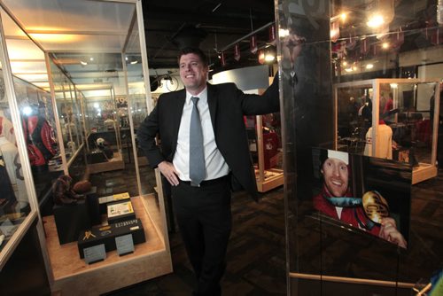 Jeff Powell is the new General Manager of the Canadian Sport Centre Manitoba, the announcement was made in the the Manitoba Sports Hall of Fame Wednesday.  Ashley Prest story Wayne Glowacki / Winnipeg Free Press May 7 2014