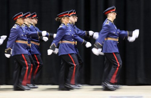 The Winnipeg Police Service graduation ceremony for recruit class #155 and its 16 new Winnipeg Police Service officers held today at the Winnipeg Convention Centre Standup Photo- May 09, 2014   (JOE BRYKSA / WINNIPEG FREE PRESS)