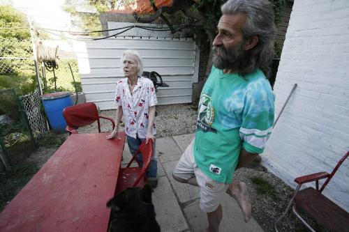 John Woods / Winnipeg Free Press / July 6/07- 070706  - On Friday, July 6/07 at their home Dorothy Pawlowski and her son Jerry comment on the arrest of the men who killed her son Erin Pawlowski in April.