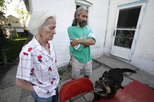 John Woods / Winnipeg Free Press / July 6/07- 070706  - On Friday, July 6/07 at their home Dorothy Pawlowski and her son Jerry comment on the arrest of the men who killed her son Erin Pawlowski in April.