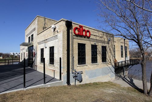 REST REVIEW - CIBO WATERFRONT CAFE. Exteriors of the new restaurant. Red River. BORIS MINKEVICH / WINNIPEG FREE PRESS  May 9, 2014
