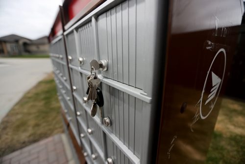 Canada Post area mailbox in Sage Creek, Wednesday, May 14, 2014. (TREVOR HAGAN/WINNIPEG FREE PRESS)