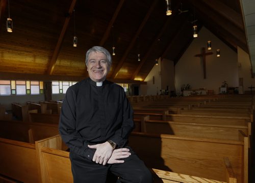 FAITH - parish resources stretched : Archdiocese of Saint Boniface proposes new structure to give more power to lay people  Rev. Carl Tarnopolski at St.Emile RC Parish says parishes are already stretched and volunteers are hard to find Story by Brenda Suderman May 16 2014 / KEN GIGLIOTTI / WINNIPEG FREE PRESS