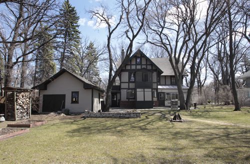 Homes. 749 South Drive, the realtor is Cole Castelane. back yard. Todd Lewys story Wayne Glowacki / Winnipeg Free Press May 16 2014