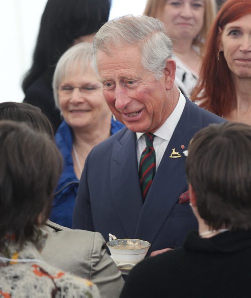 His Royal Highness Prince Charles  as he visits Place Bernadette Poirer meeting residents of the assisted living housing unit  - Bruce Owen story- May 21, 2014   (JOE BRYKSA / WINNIPEG FREE PRESS)