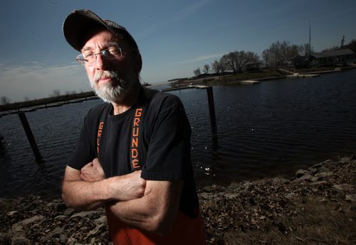 Lake Winnipeg fisher Bill Buckels. poses at the harbor in Winnnipeg Beach Friday. See Larry Kush story. May 23, 2015 - (Phil Hossack / Winnipeg Free Press)