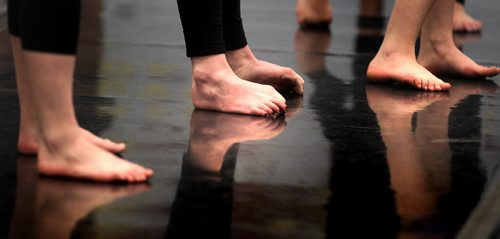 Chai Folk Ensemble dancers feet at their Notre Dame ave studio. FOR PHOTO PAGE - May 15, 2014 - (Phil Hossack / Winnipeg Free Press)