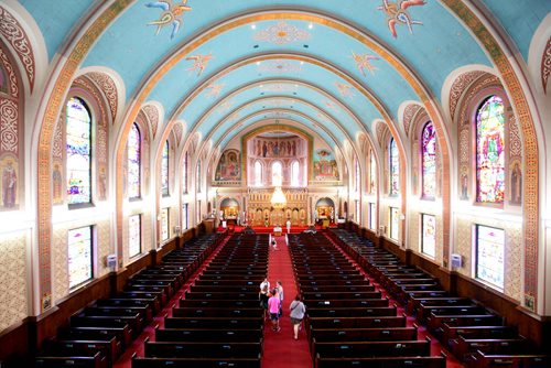 Ukrinian Catholic Metropolitan Cathedral of Vladimir and Olga, at 115 McGregor St. opens it's doors to the public  during  the annual Open Doors Winnipeg event. Saturday. See story.     May 31, 2014 Ruth Bonneville / Winnipeg Free Press