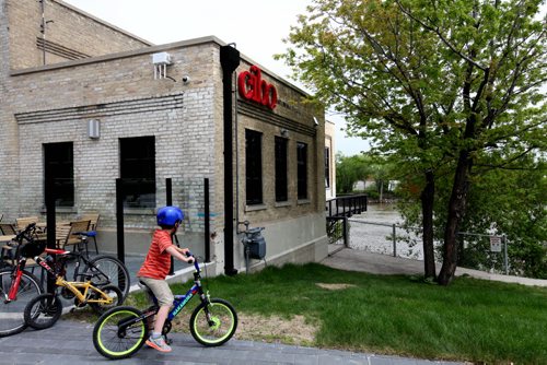 Waterfront Drive.     Photos of new patio and eatery Cibo next to Stephen Juba Park for Feature story on Waterfront Blvd.  May 31, 2014 Ruth Bonneville / Winnipeg Free Press