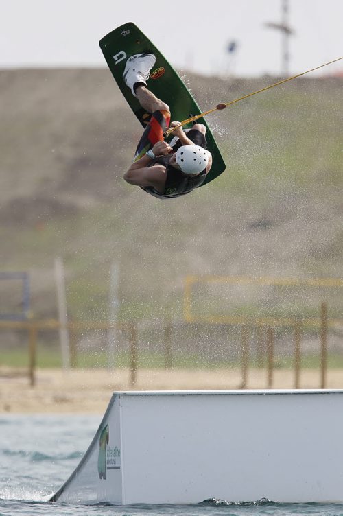 June 1, 2014 - 140601  - Joey Labossiere catches air off a jump at Adrenalin Adventures Sunday, June 1, 2014.  John Woods / Winnipeg Free Press