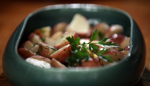 Recipe Swap - French Potato Salad - See Alison Gilmore's story. June 2, 2014 - (Phil Hossack / Winnipeg Free Press)