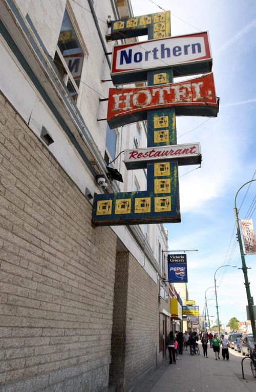 The Northern Hotel  826 Main St- See Bartley Kives story- June 06, 2014   (JOE BRYKSA / WINNIPEG FREE PRESS)