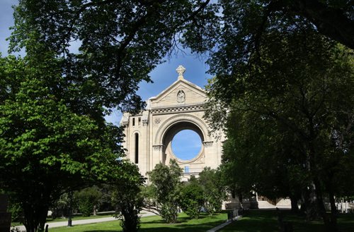St Boniface Cathedral  190 Avenue de la Cathedrale Remains historical and protected- See Bartley Kives story- June 06, 2014   (JOE BRYKSA / WINNIPEG FREE PRESS)