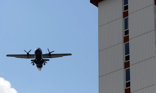 Many residents of SW Winnipeg have been complaining  to Winnipeg Airports authority about the increased air traffic over their neighborhoods- The increase has been caused because of the main north/south runway that is being resurfaced-   See Geoff Krybyson story- June 09, 2014   (JOE BRYKSA / WINNIPEG FREE PRESS)