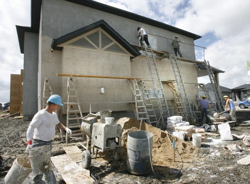Single family dwelling home construction in the Sage Creek dev. Monday,  Murray McNeill story.Wayne Glowacki / Winnipeg Free Press June 9 2014