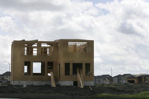 Single family dwelling home construction in the Sage Creek dev. Monday,  Murray McNeill story.Wayne Glowacki / Winnipeg Free Press June 9 2014