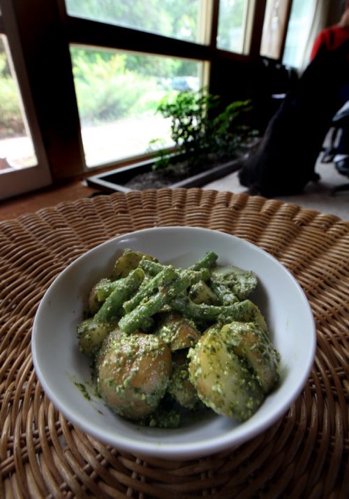 Recipe Swap - Potato Salad with Green Beans and Pesto, See Alison Gilmore's story.  June 9, 2014 - (Phil Hossack / Winnipeg Free Press)