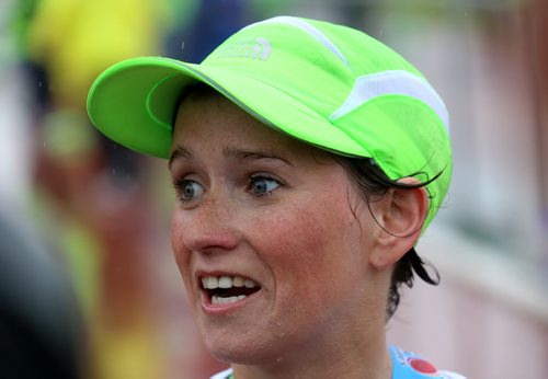 Alice Sherwin wins the Women's Full Manitoba Marathon at the University of Manitoba, Sunday, June 15, 2014. (TREVOR HAGAN/WINNIPEG FREE PRESS)