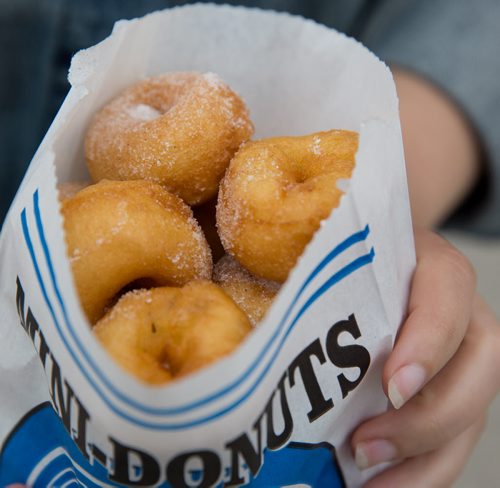Mini donuts in the package. Red River Ex food reviews - Jen Zoratti story 140613 - Friday, June 13, 2014 - (Melissa Tait / Winnipeg Free Press)